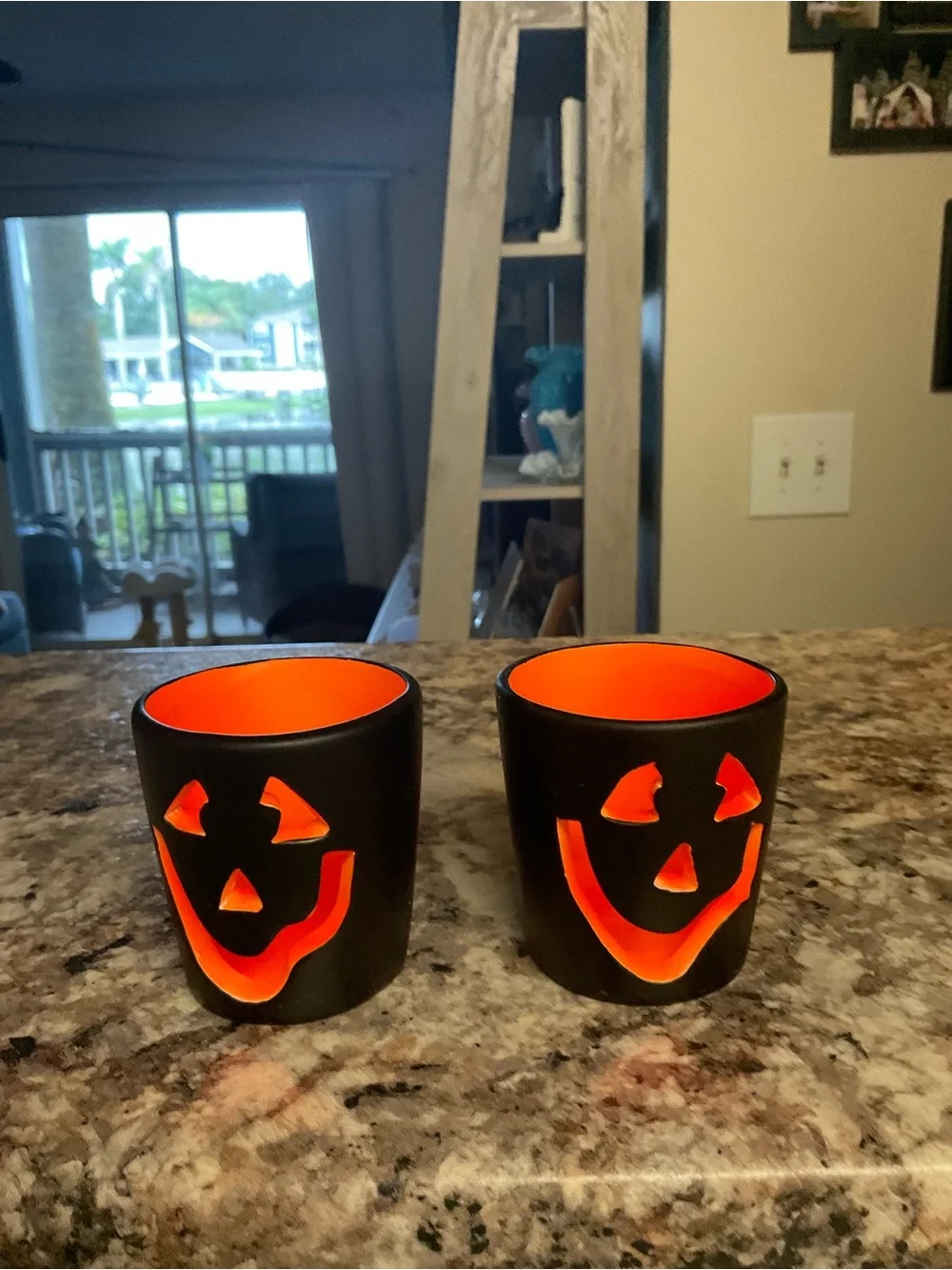 Others Follow Black and Orange Halloween Jack-O'-Lantern Votives